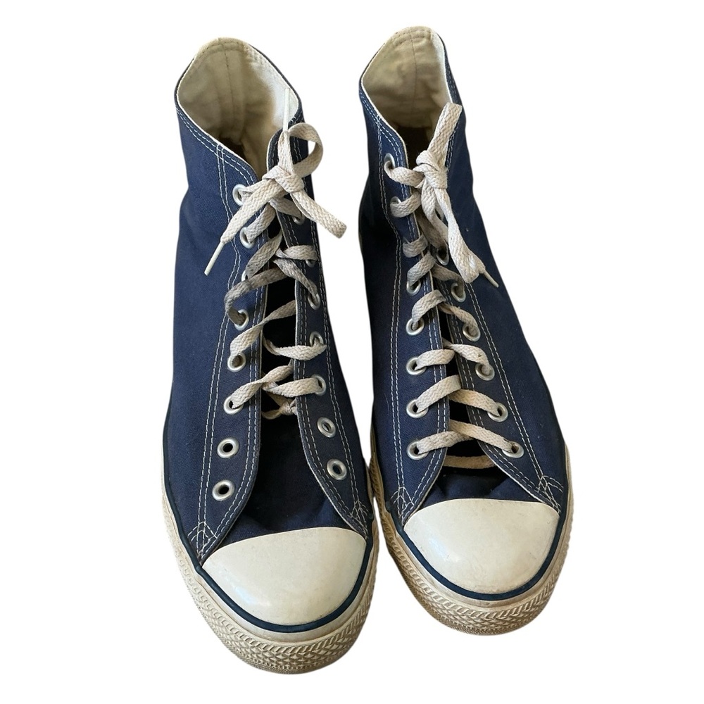 Converse all star vintage chuck taylor shoes blue high top size 11.5 x9266